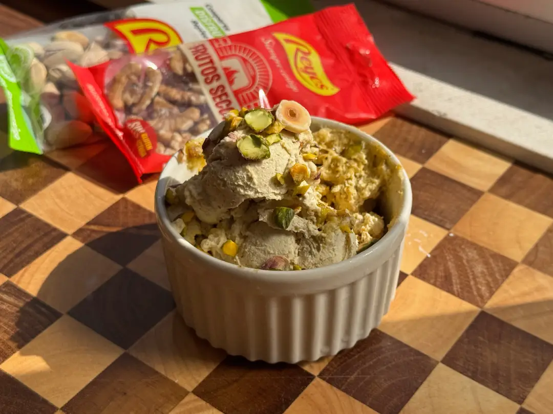 HELADO CASERO DE FRUTOS SECOS